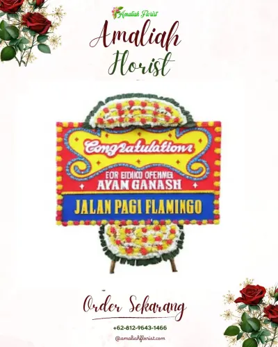 Bunga Papan Congratulation di Jagir
